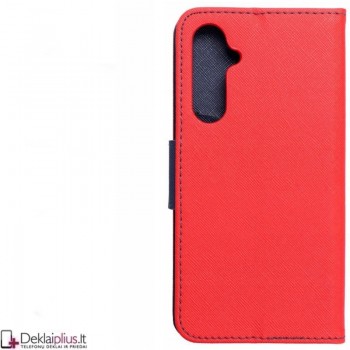 Telone atverčiamas dėklas su skyreliais - raudonas (Samsung Galaxy A16/A16 5G/A17) Telone atverčiamas dėklas su skyreliais - raudonas (Samsung Galaxy A16/A16 5G/A17)